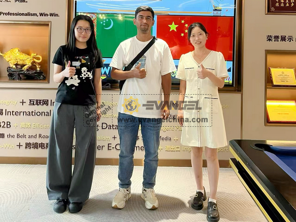 Turkmenistan Clients Visited EVANGEL Office