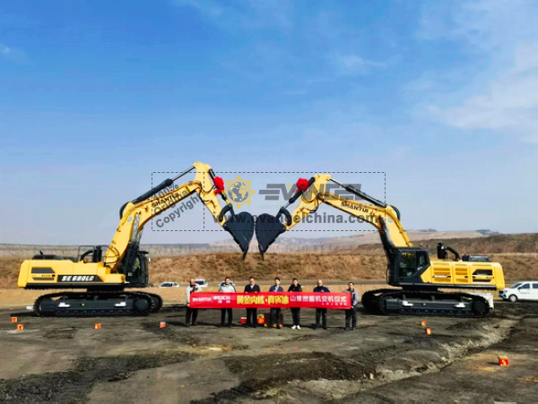 Another Batch Delivery of SHANTUI Mining Excavators