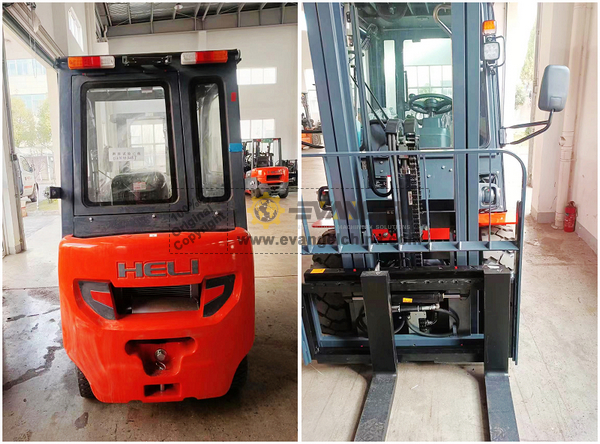 1 Unit HELI CPCD35-W4K2 & 2 CPCD50-M4K2 & 1 CPCD15-WS5K2 Forklift