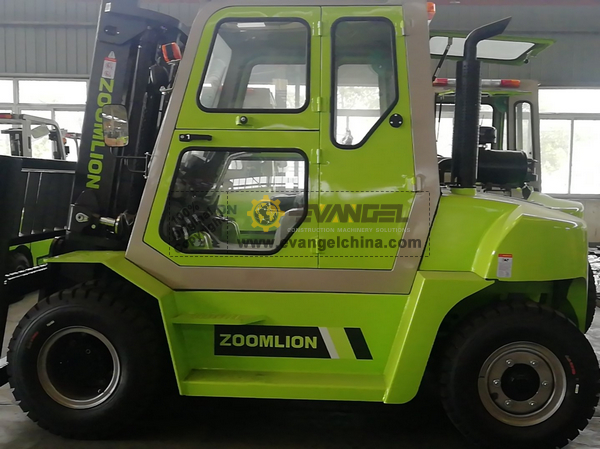 Uzbekistan - 4 Units ZOOMLION forklift FD50 & HANGCHA Forklift CPD35