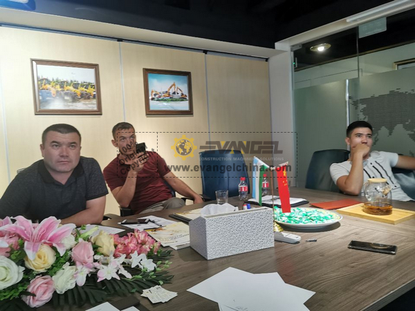 Uzbekistan Clients Visited EVANGEL Office