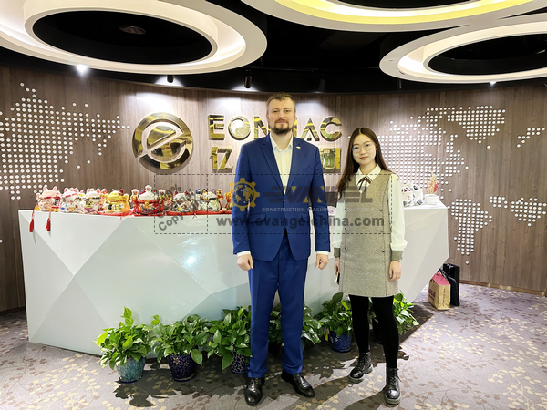 Russian Client Visited EVANGEL Office