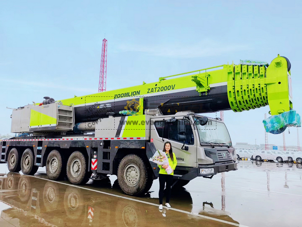 Congratulations on 200T ZOOMLION All Terrain Crane Export to Africa Ghana