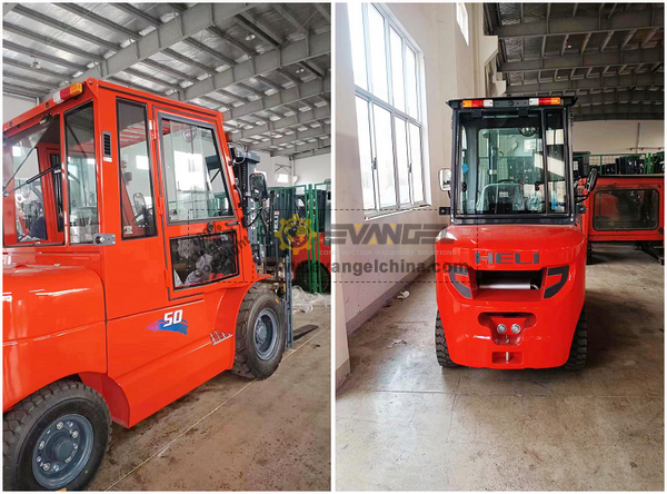 1 Unit HELI CPCD35-W4K2 & 2 CPCD50-M4K2 & 1 CPCD15-WS5K2 Forklift