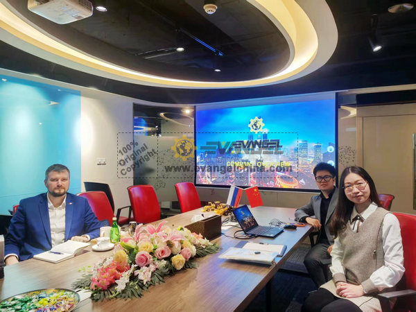 Russian Client Visited EVANGEL Office