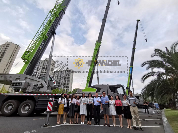 EVANGEL Participated in ZOOMLION Construction Crane Seven New Products Launch Conference